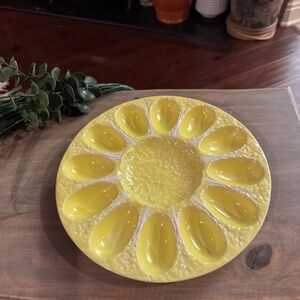 Secla Cabbage Yellow Deviled Egg Dish